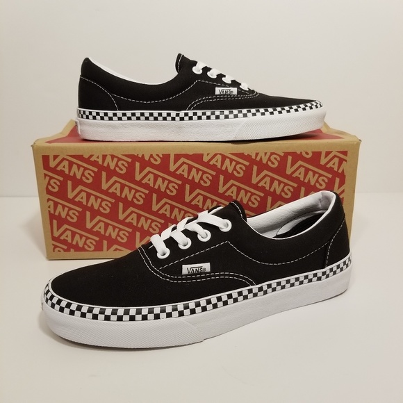 vans era check foxing